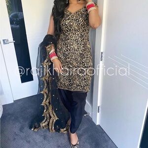 Mint Dhoti salwar suit Indian Punjabi